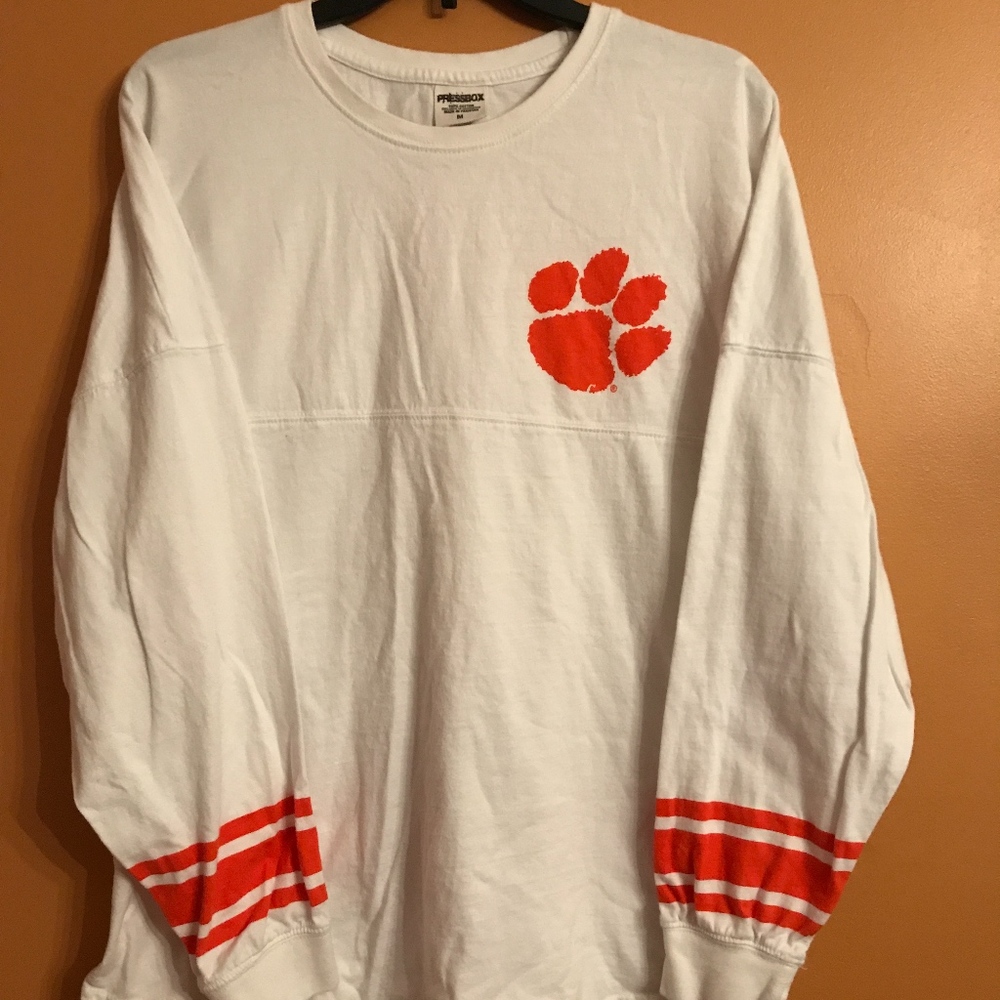 Clemson Tigers long-sleeve jersey shirt